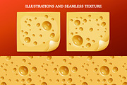 Cheese delicious characters set, an Object Graphic by ToozDesign (Thumbnail 4 of 5)