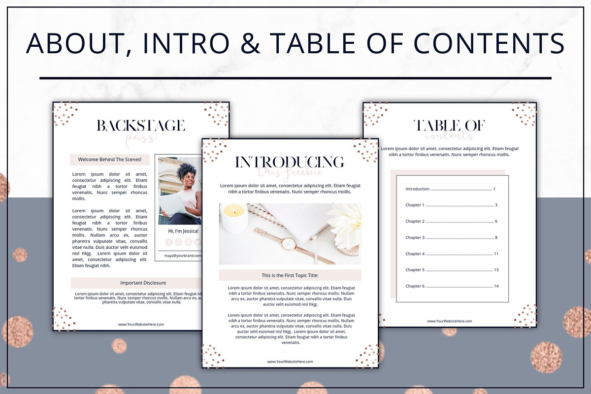 Lead Magnet Freebie Canva InDesign, a Magazine Template by Lady Boss Studio (Photo 5 of 10)