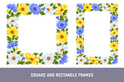Set With Daisy And Cornflower, a Pattern Graphic by Vector beauty (Thumbnail 5 of 9)