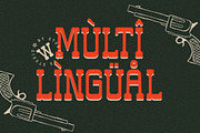Western Carlo Retro Slab Serif Font, a Slab Serif Font by Storytype Studio (Thumbnail 12 of 15)