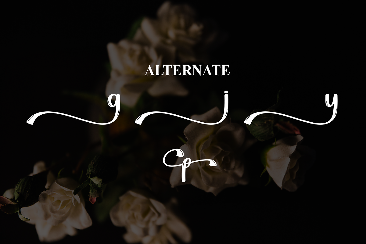 Yesterday | Script Font, a Handwritten Font by Scratchones (Photo 8 of 9)