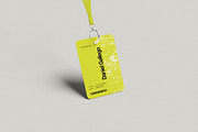 ID Card Mockup For Badge, an Advertising Mockup by Gatamotion (Thumbnail 2 of 5)
