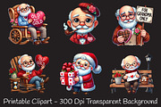 Funny Valentine's grandpa clipart, an Illustration by RobertsArt (Thumbnail 6 of 7)