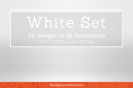 White Backdrops Set