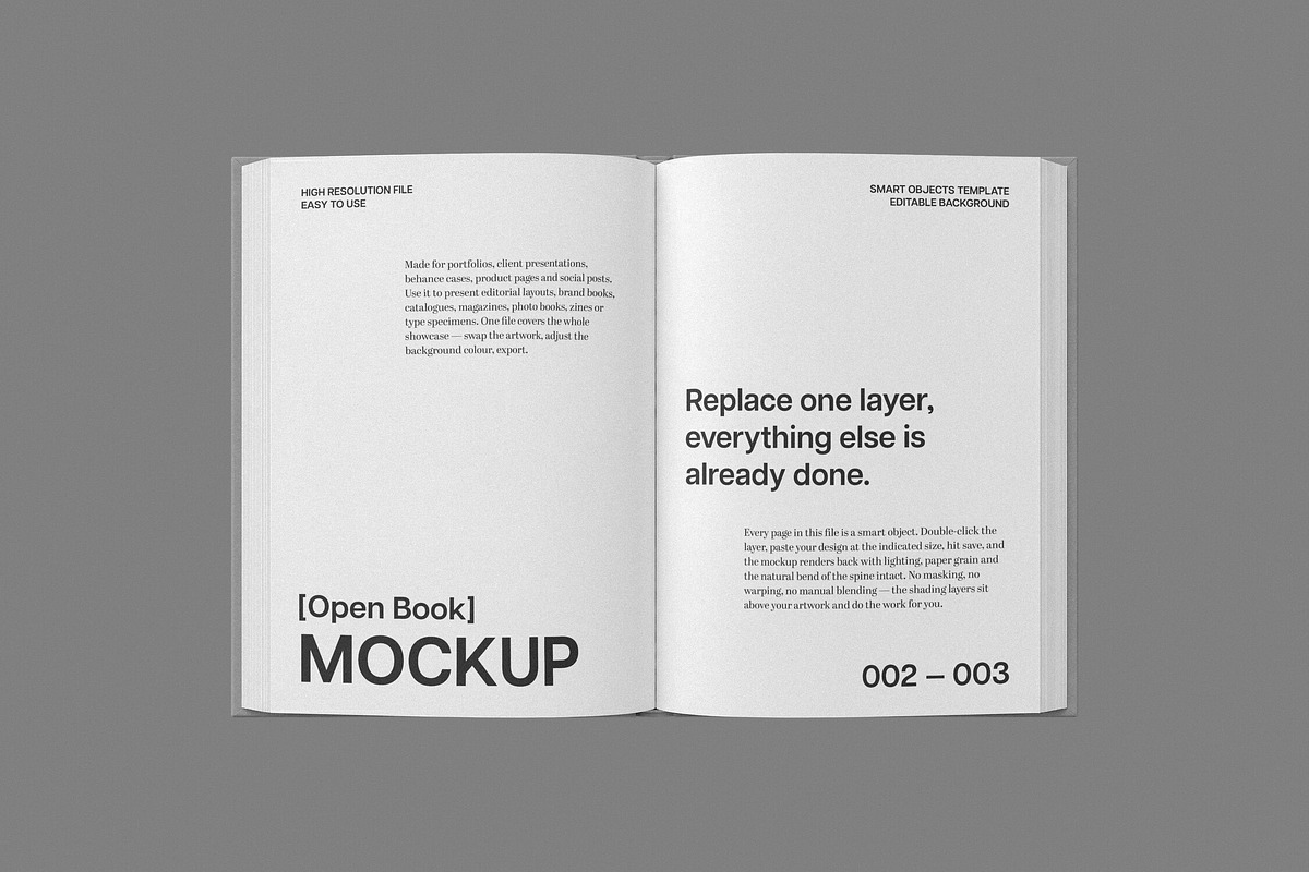 Opened Hardcover Book Mockup, a Books & Magazine Mockup by Design Squad (Photo 3 of 4)