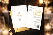 Luxury QR Invite CanvaTemplate bd004, an Invitation Template by TyphoonStudio (Thumbnail 1 of 8)