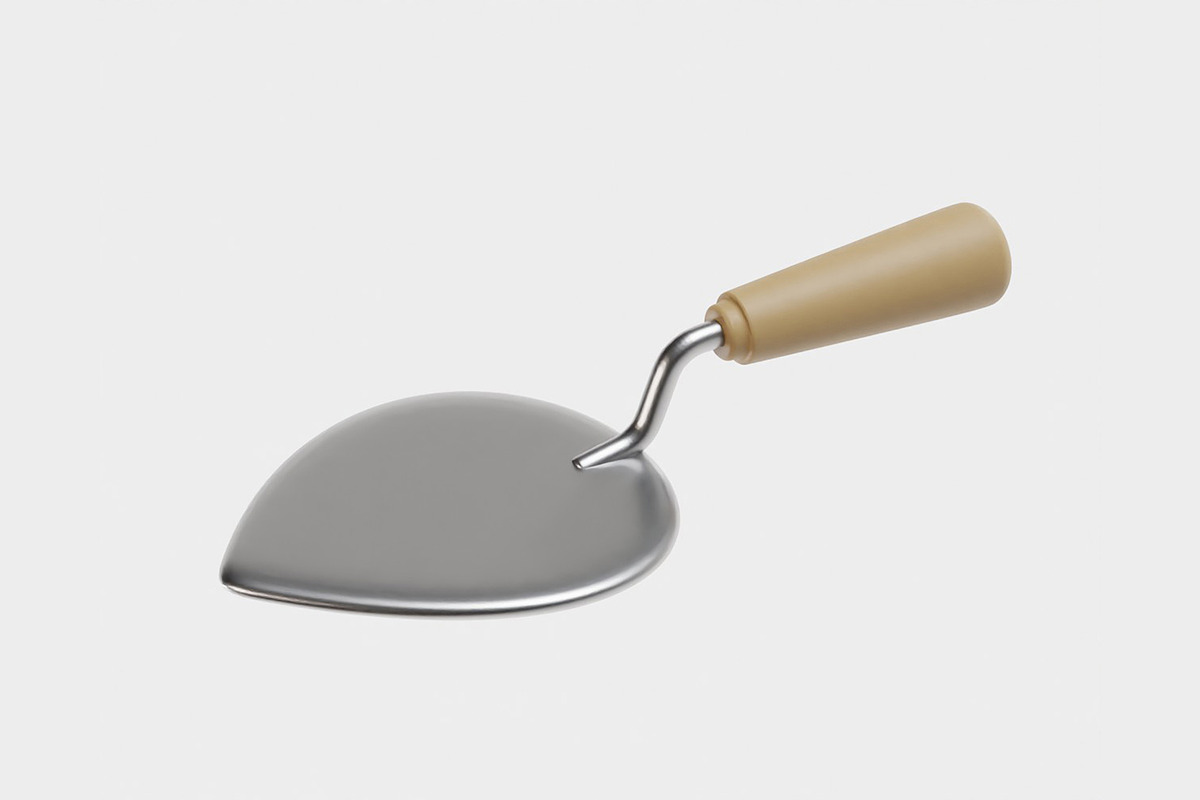 Trowel 3D model, an Object 3D Model by fahad121 (Photo 5 of 8)