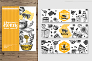 Hand drawn honey illustrations, an Illustration by Live line (Thumbnail 4 of 5)