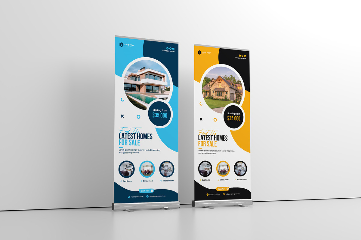 Roll-up Banner Template, a Print Template by zahidhossainalif (Photo 6 of 6)