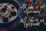 Fresh Brush & SVG Font, a Script Font by Cruzine (Thumbnail 5 of 8)
