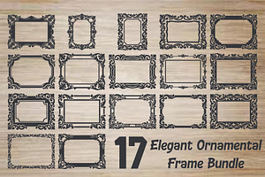 Elegant Ornamental Frame Bundle