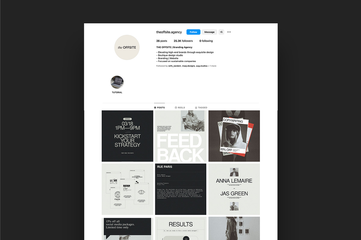 RUE | Social Media Kit 2, a Social Media Template by Studio Standard (Photo 3 of 21)