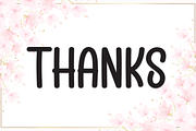 Cherry Blossom | Script Font, a Script Font by Scratchones (Thumbnail 8 of 8)
