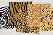 Digital Paper Linen Africa Skins, a Pattern Graphic by Maishop (Thumbnail 2 of 3)