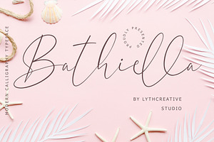 Bathiella Beautiful Font