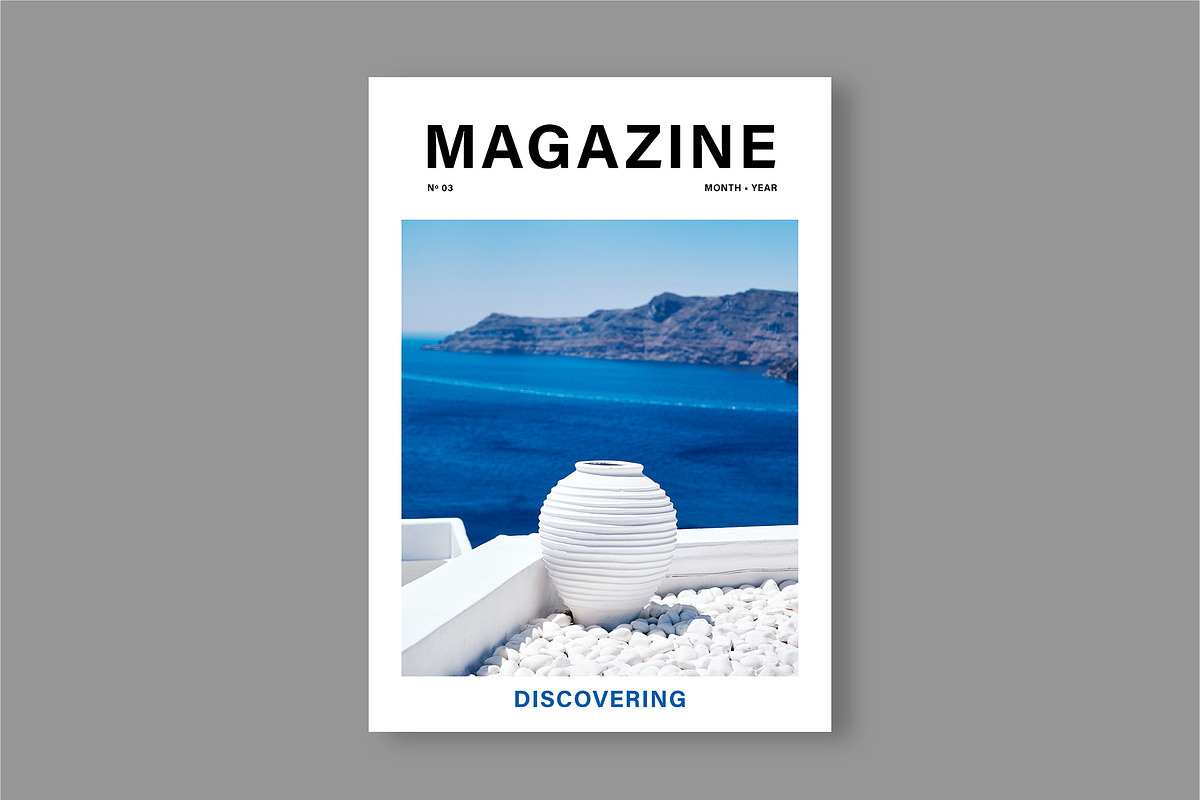 Modern Magazine Layout (A4+US), a Magazine Template by tomsarraipodesign (Photo 2 of 21)