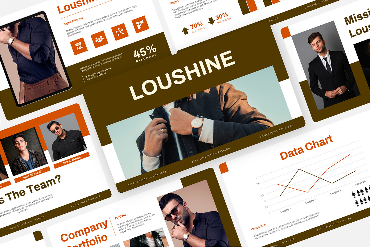 Fashion Brand Keynote Presentation, a Presentation Template by Kren Studio (Photo 3 of 8)