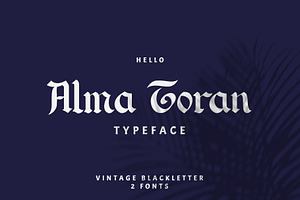 Alma Toran Typeface