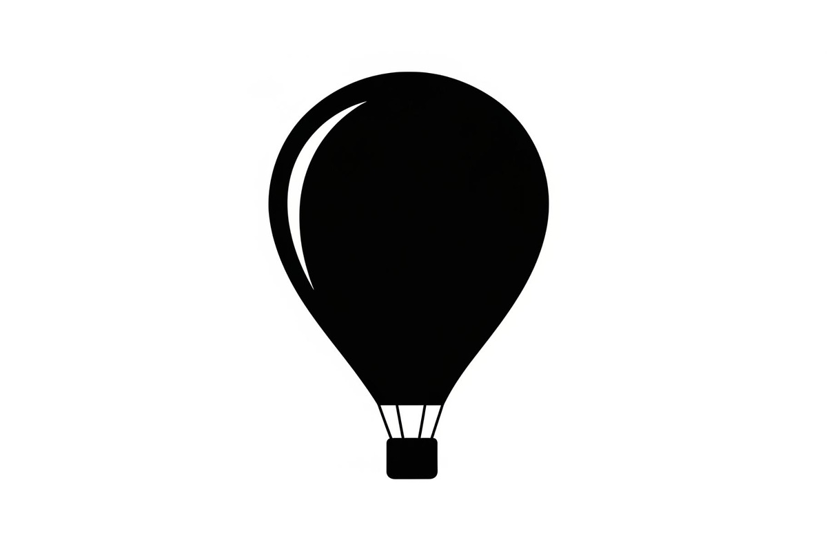 Hot Air Balloon Silhouette Bundle, an Illustration by Designer_Momina (Photo 28 of 51)