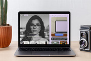 Website index page template, a Landing Page Template by Cereeja lab (Thumbnail 1 of 4)