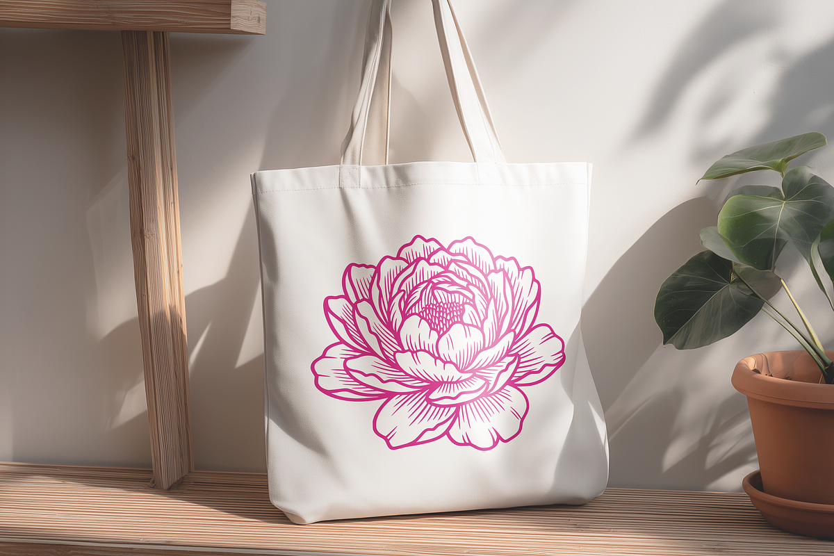 Peony Flower Line Art Illustration, a Decorative Illustration by Kusumaillustration (Photo 13 of 15)