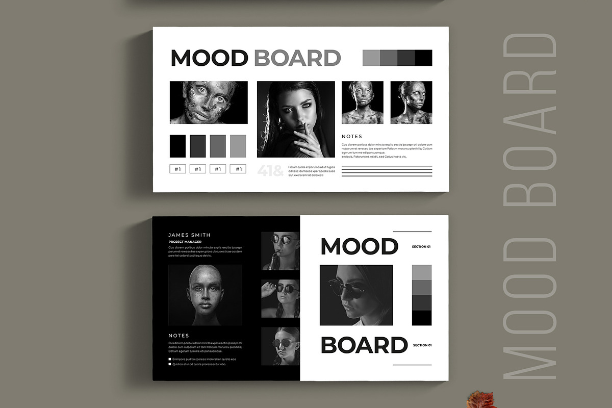 Brand Mood Board Template, an UI Kit Template by ContestDesign (Photo 3 of 3)