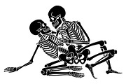 KAMASUTRA with skeletons, an Illustration by Tanya Akhmett (Thumbnail 11 of 14)