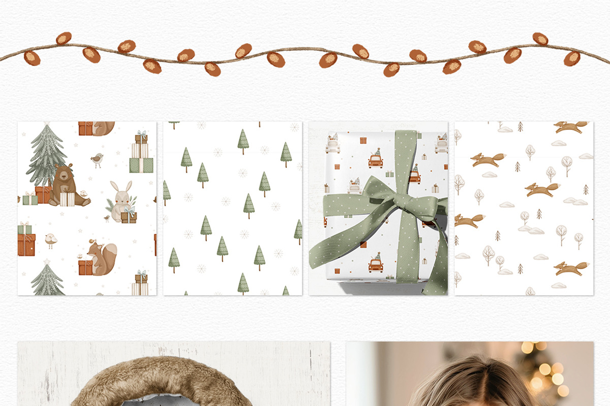Christmas Time kids illustrations, an Animal Illustration by polikarpovaart (Photo 7 of 11)