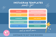 Kids Instagram Templates Canva, a Social Media Template by Design Pixie (Thumbnail 2 of 8)