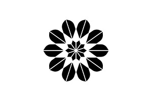 Abstract Flower Pattern Icon Logo, a Branding & Logo Template by Buqancreative