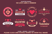 122 LOVE LABEL & RIBBON, a Branding & Logo Template by Toonsteb (Thumbnail 5 of 15)