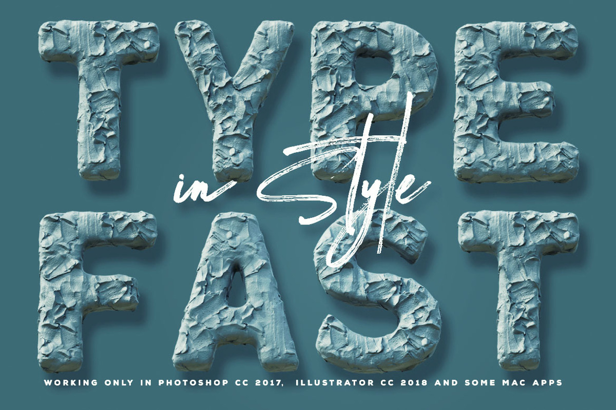 Clay 6 - Color Font, a Font by Deeezy (Photo 2 of 4)