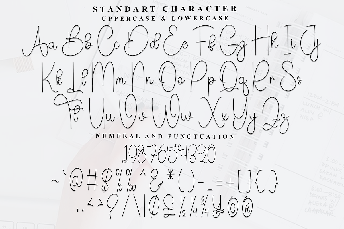 Book Handwriting, a Handwritten Font by InermediaSTUDIO (Photo 3 of 8)