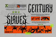Maytorm Modern Metal Typeface, a Blackletter Font by alit design (Thumbnail 11 of 20)