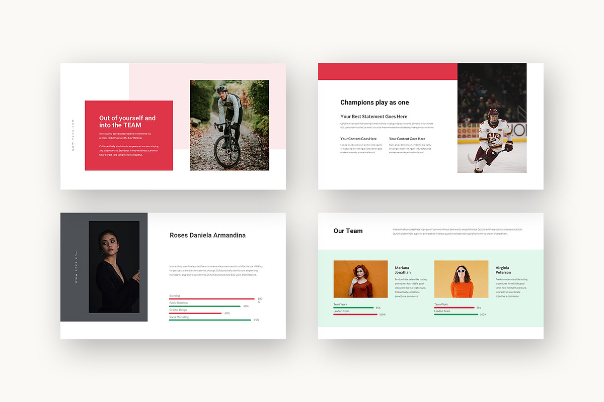 Pzka : Sports Brand Powerpoint, a Presentation Template by Punkl Camp (Photo 4 of 16)