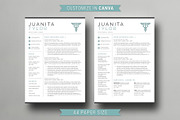 Nurse Resume Template Canva, a Resume Template by DesignDevisers (Thumbnail 3 of 13)