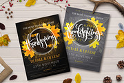 Thanksgiving posters with lettering, a Flyer Template by catary art (Thumbnail 2 of 4)