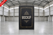 Poster Industrial Hall Mockup PSD, an Advertising Mockup by Bruno's Shop (Thumbnail 1 of 3)