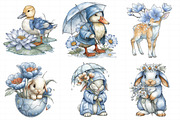 Whimsical Spring Animal Clipart Bund, an Illustration by Daily.Designs (Thumbnail 4 of 7)