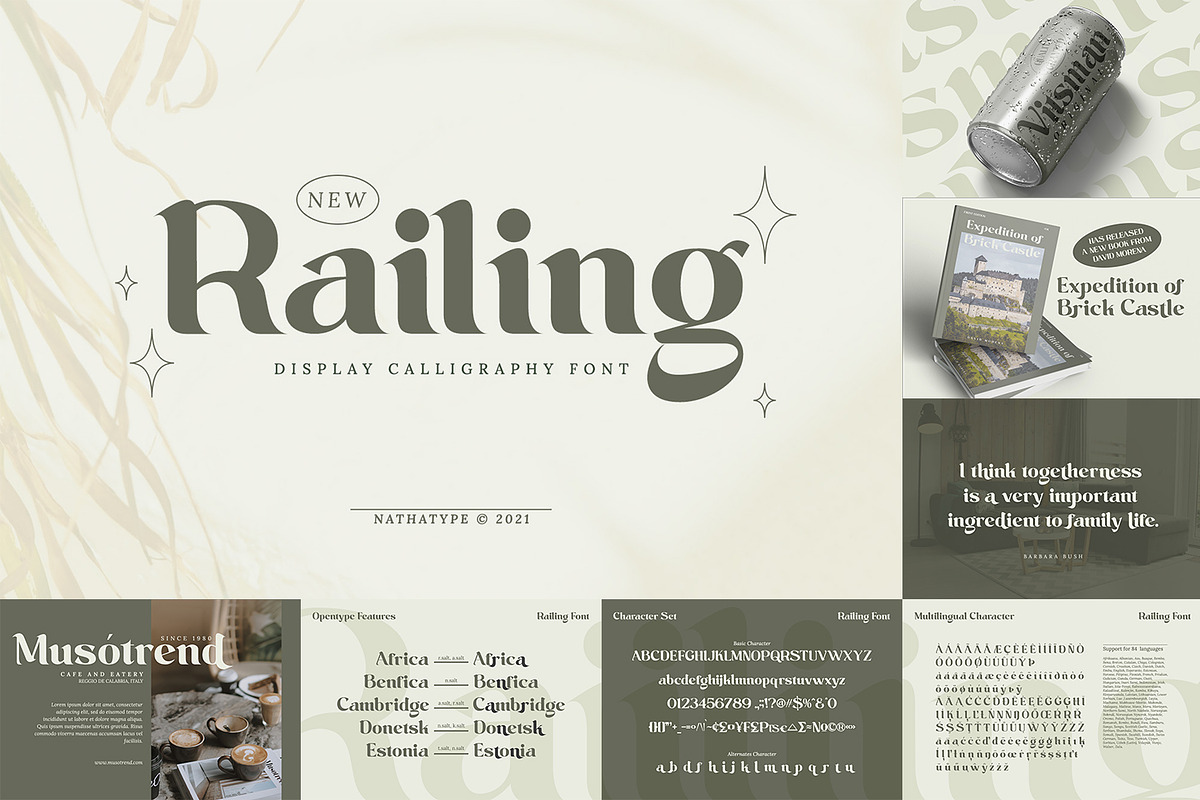 Modern Display Font Bundle 2, a Script Font by Nathatype (Photo 10 of 11)