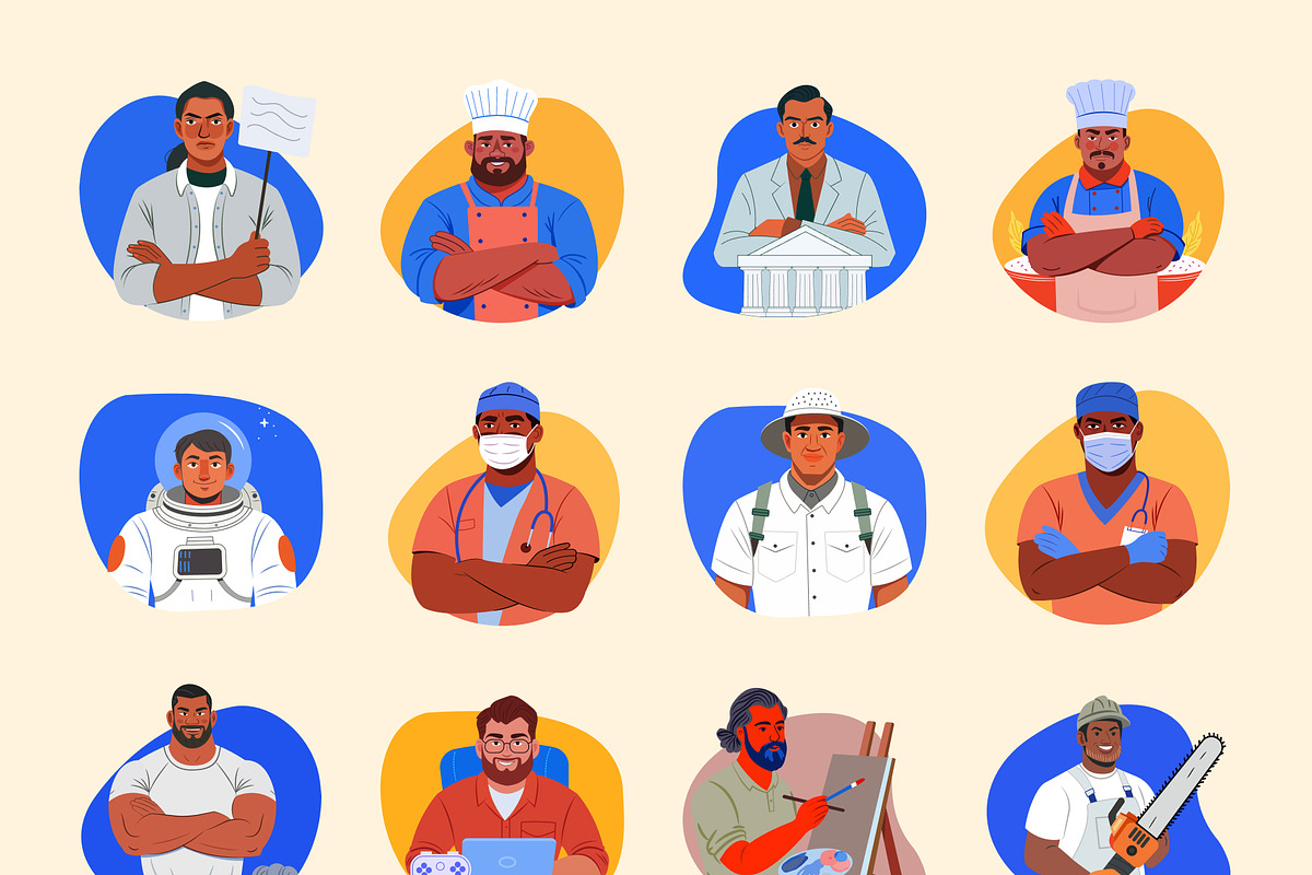 Professions People Character, a Person Illustration by Vectors Market (Photo 7 of 9)