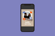 Emily + Jeremy Engagement Invitation, an Invitation Template by Mountain Folk Creative (Thumbnail 4 of 6)