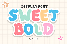 Sweet Bold - Cute Bubble Font