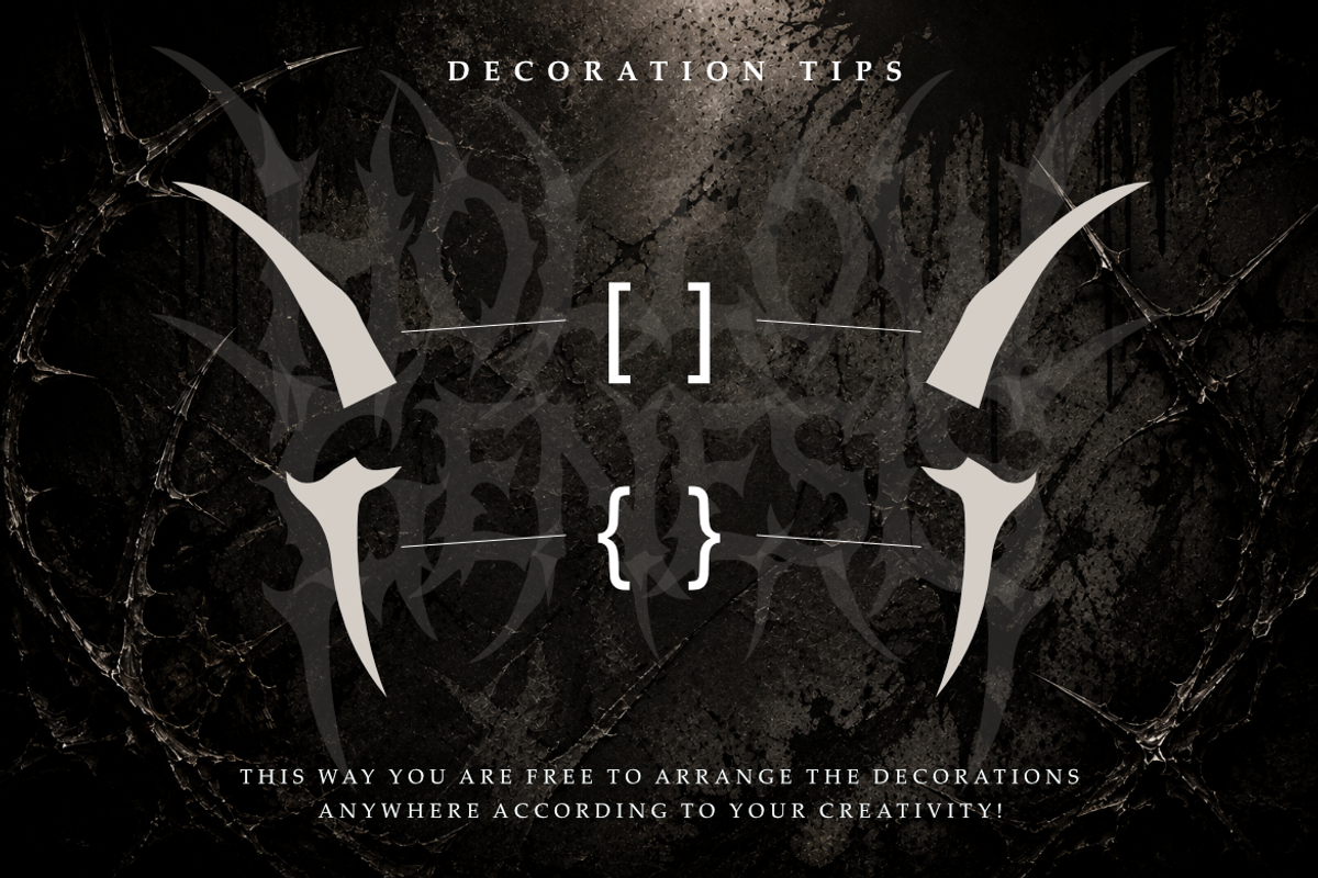 Hollow Genesis Death Metal, a Symbol Font by Masyafi Studio (Photo 5 of 9)
