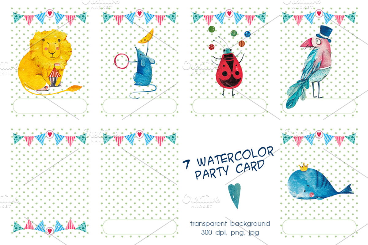 Circus Magic Collection, an Animal Illustration by Ksenia Markevych (Photo 4 of 7)