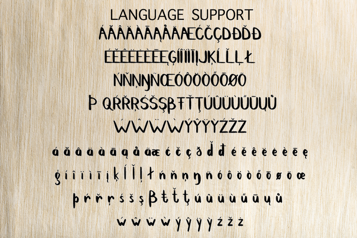 Chef handwritten brush font preview 3