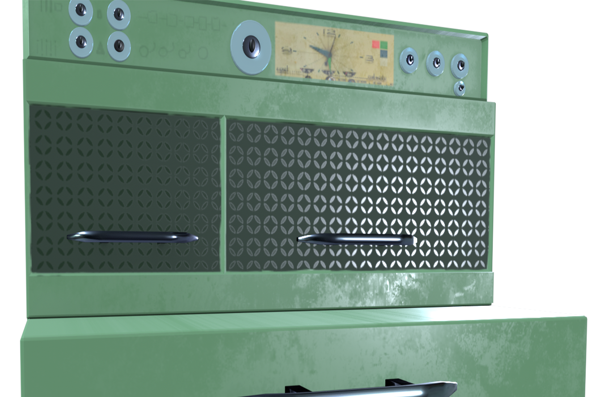 3D Fridge Flair Imperial GM 1940s, a Furniture 3D Model by MoniGarr (Photo 1 of 6)
