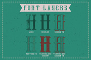 Hipster label typeface, a Symbol Font by Heather_insane (Thumbnail 4 of 6)