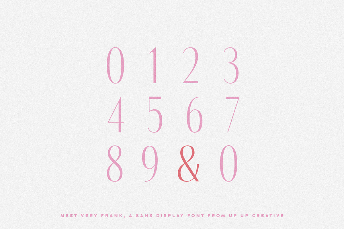 Very Frank, A Condensed Sans, a Sans Serif Font by Up Up Creative (Photo 12 of 16)