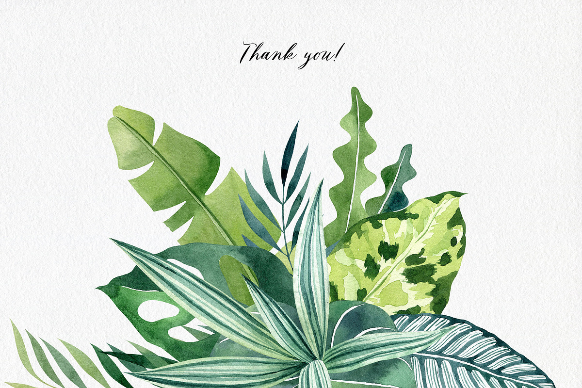 Paint In Green Watercolor Collection, a Texture Illustration by Natalia Fedorova (Photo 14 of 14)